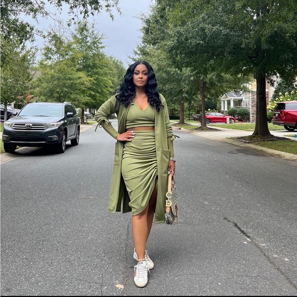 Sew Sew You Dresses & Skirts - New Sew Sew You Fall Into You Moss Green Skirt by‎ April Daniels